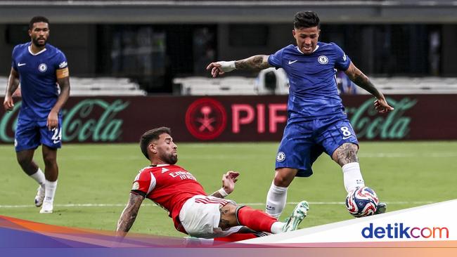 Drama Benfica Vs Chelsea: Main Hampir 5 Jam, 1 Kartu Merah, 5 Gol Tercipta
