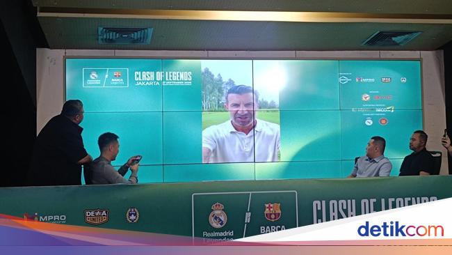 El Clasico Legend Duel di Jakarta: Figo, Pepe, Puyol Bakal Main