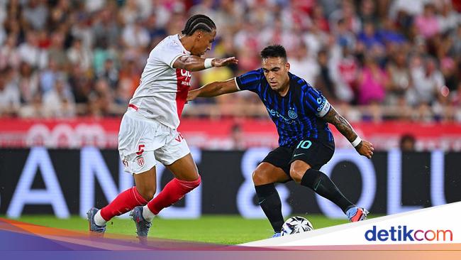 AS Monaco Vs Inter: Nerazzurri Menang 2-1 dengan 10 Pemain