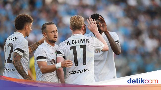 Napoli Vs Girona: De Bruyne Brace, Il Partenopei Menang 3-2