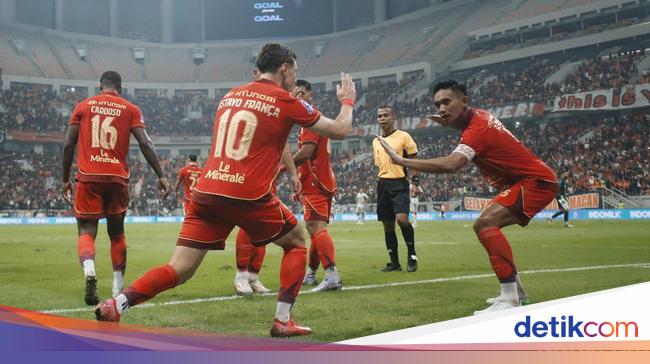 Hasil Persija Vs Persita: Allano 2 Gol, Macan Kemayoran Menang 4-0