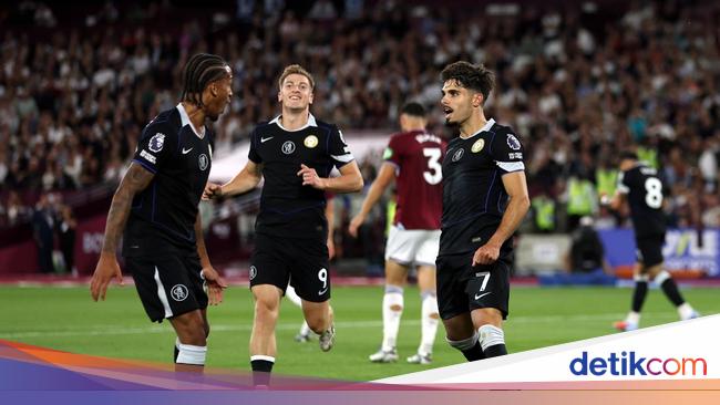 West Ham Vs Chelsea: London Biru Unggul 3-1 di Babak I