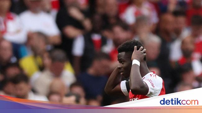 Saka Absen Empat Pekan, Dipastikan Absen Lawan Liverpool