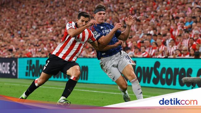 Bilbao Vs Arsenal: Viktor Gyokeres Berdarah-darah di Lapangan