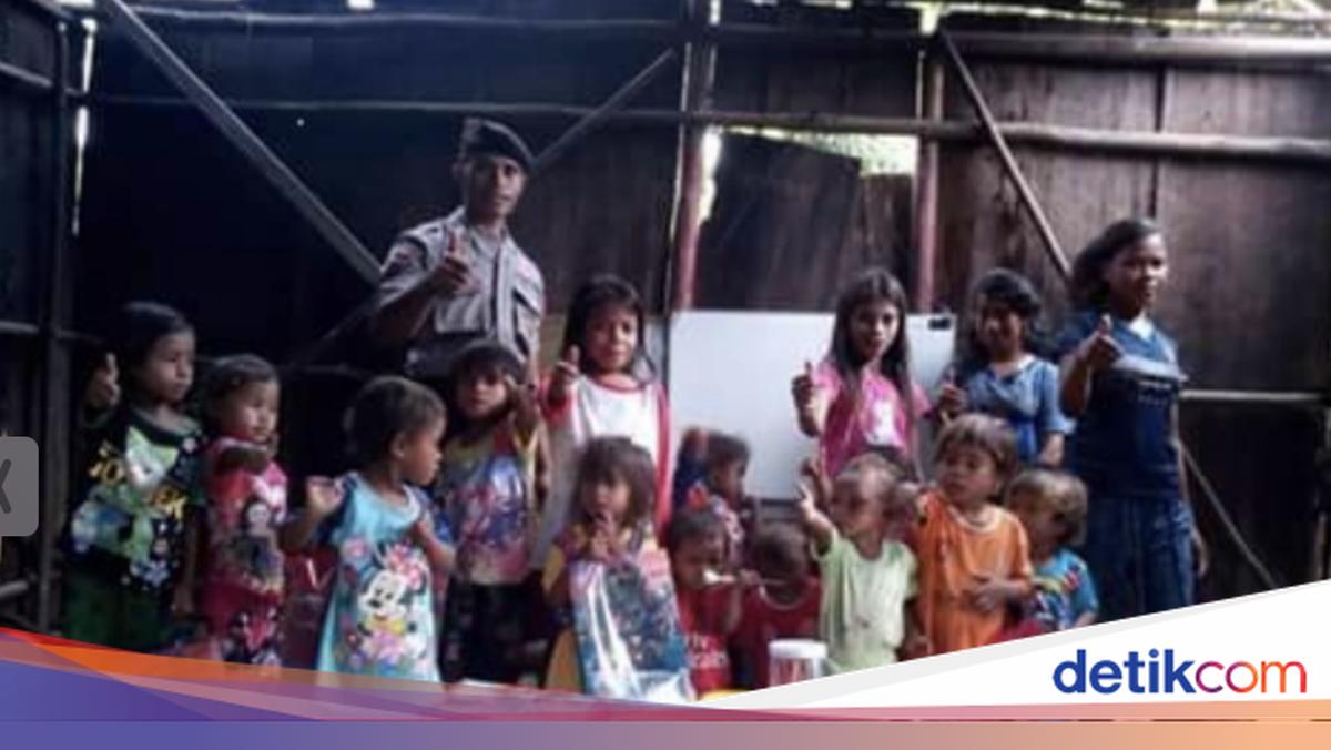 Pengabdian Iptu Bastian Tuhuteru Jadi Pendidik Masyarakat Adat Buru Selatan