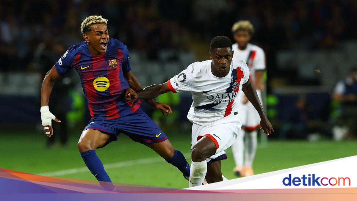Barcelona Vs PSG: Lagi-lagi Nuno Mendes Bikin Lamine Yamal Gigit Jari