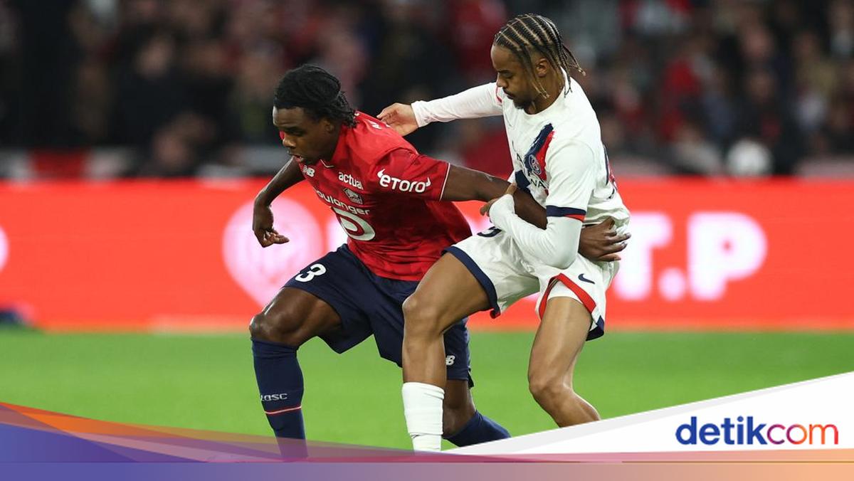 Verdonk Absen, Lille Vs PSG Selesai 1-1