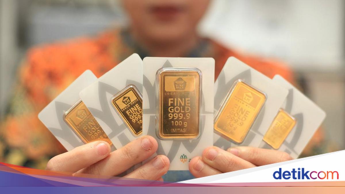 Harga Emas Antam Naik Rp 66 Ribu/Gram dalam Sepekan, Buyback Rp 96 Ribu!