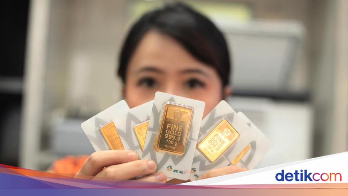 Harga Emas Antam Naik Rp 25 Ribu/Gram