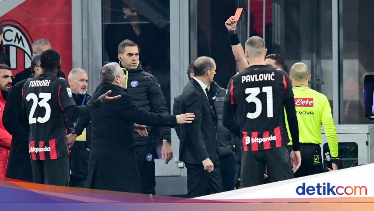 Milan Gebuk Lazio, Allegri Dikartu Merah Gara-gara Omongan Ini