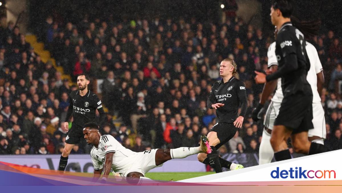 Babak Pertama Fulham Vs Man City: The Citizens Unggul 3-1