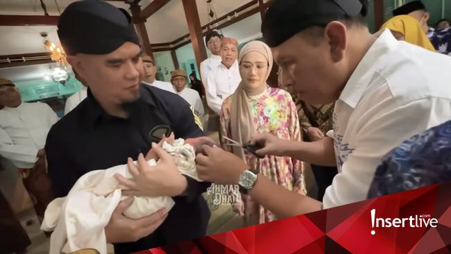 Adopsi Bayi Perempuan, 7 Momen Ahmad Dhani dan Mulan Jameela Gelar Akikah untuk Siti Aminah