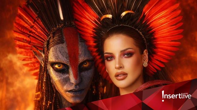 Makeup Gothic, 7 Potret Tasya Farasya Berubah Jadi Varang di Avatar: Fire and Ash