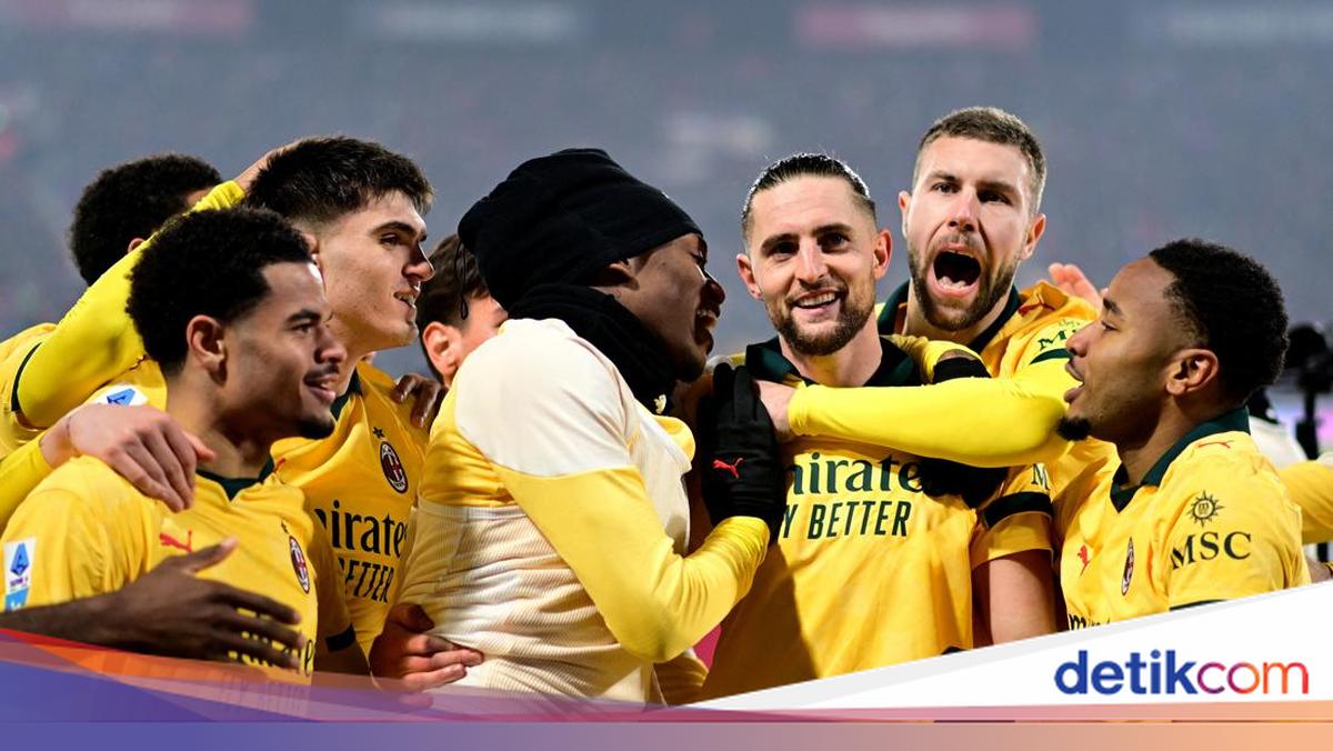 Bologna Vs AC Milan: Rossoneri Libas Rossoblu 3-0