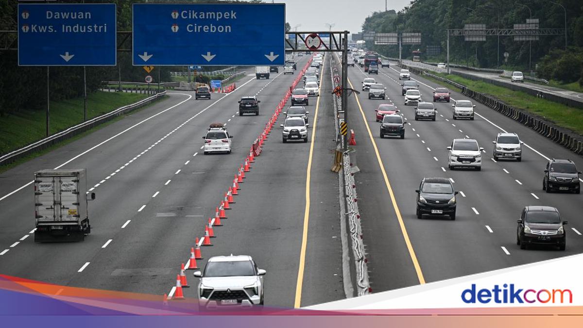 Tol Cikampek Diberlakukan Contraflow 5 Kilometer Pagi Ini