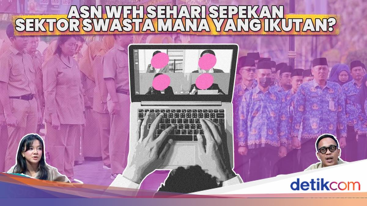 ASN WFH Sehari Sepekan Demi Ekonomi Negara