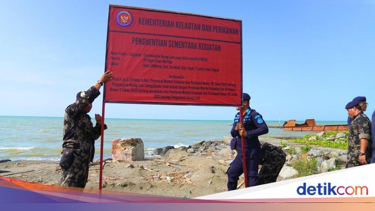 Pakai 3,75 Ha Ruang Laut Tanpa Izin, 6 Perusahaan Disegel KKP 