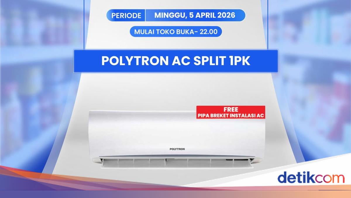 Beli AC Split 1 PK di Transmart Full Day Sale Diskon Rp 1,7 Jutaan