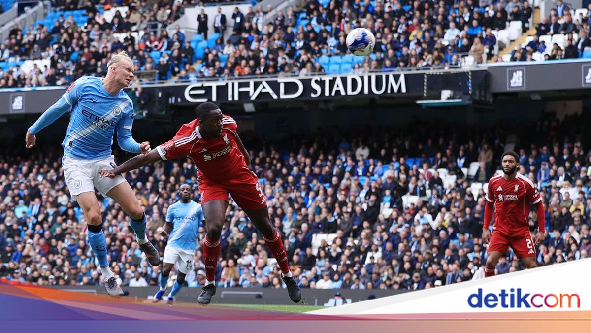 Bantai Si Merah 4-0, Haaland Dkk ke Semifinal Piala FA