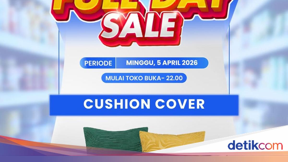 Sarung Bantal Sofa Diobral Rp 20 Ribu di Transmart Full Day Sale