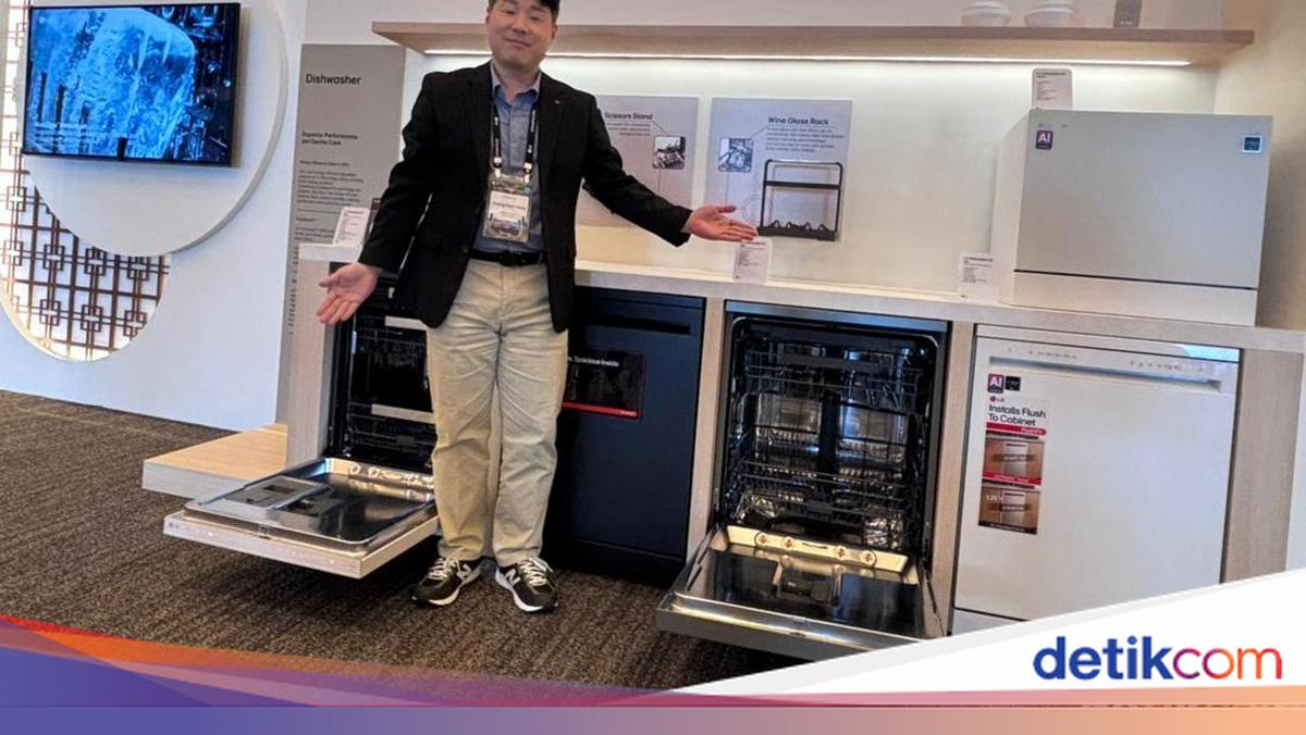 LG Bidik Pasar RI dengan Home Appliance AI, Dishwasher Segera Hadir?