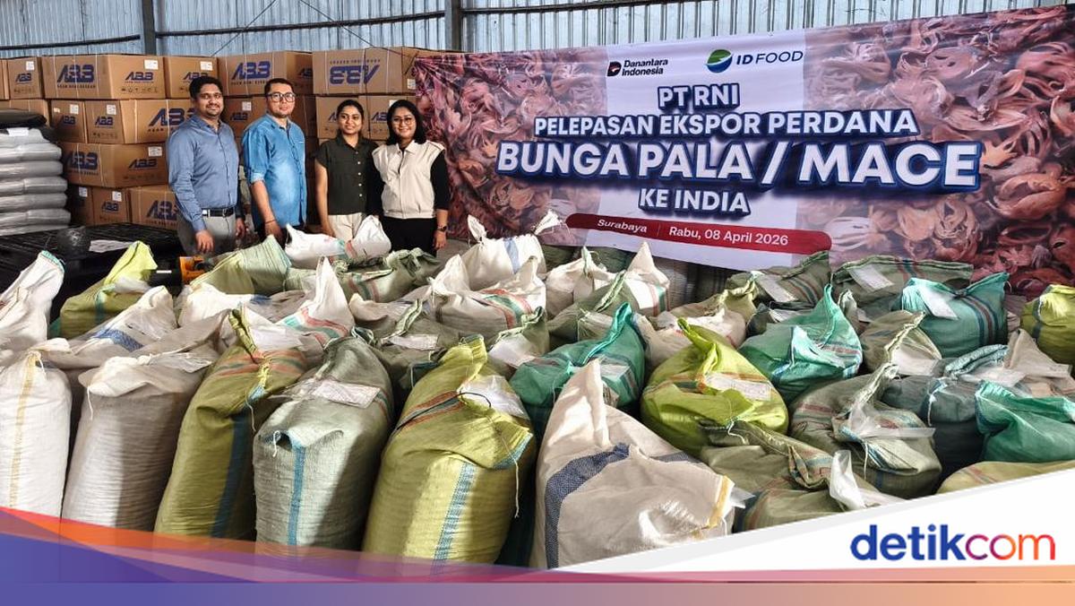 ID FOOD Ekspor Perdana Bunga Pala ke India