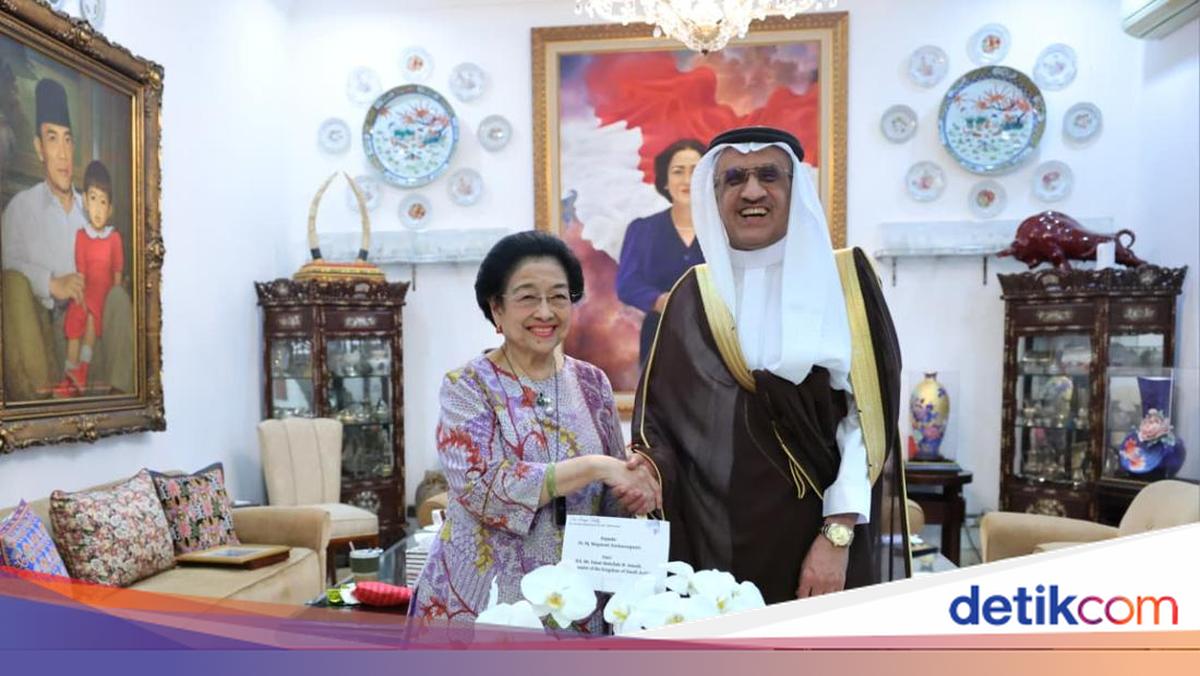 Megawati Terima Dubes Arab Saudi, Komitmen Jaga Perdamaian Dunia