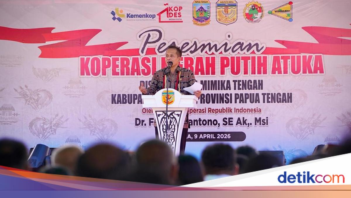 Menkop Resmikan Kopdes di Mimika, Dorong Jadi Contoh Tingkat Nasional