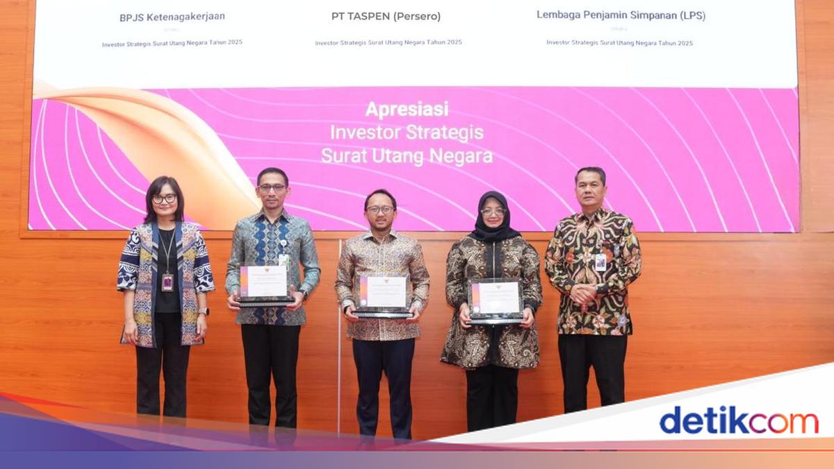 TASPEN Raih Penghargaan Investor Strategis Surat Utang Negara Tahun 2025