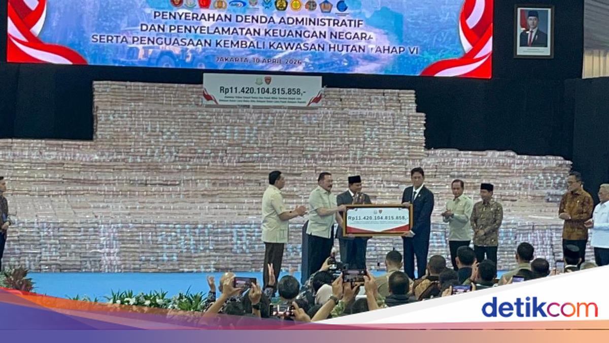 Disaksikan Prabowo, Jaksa Agung Setor Rp 11,4 T Rampasan Perkara ke Kas Negara