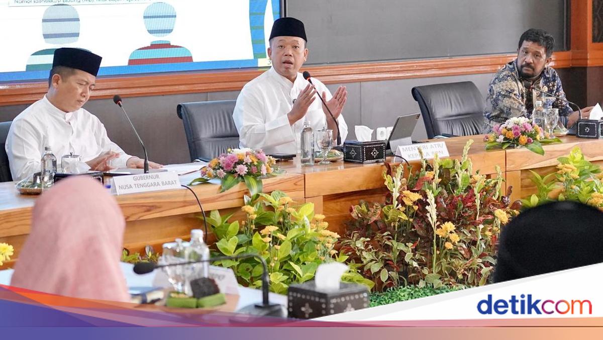 Buka Investasi, Menteri ATR/BPN Imbau Pemda di NTB Kebut Penyusunan RDTR