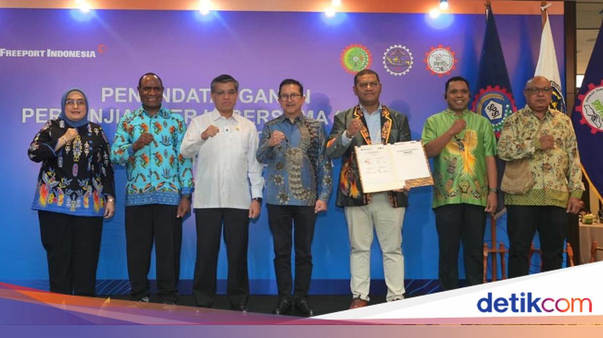 Freeport &amp; Serikat Buruh Teken Perjanjian Kerja, Gaji dan Tunjangan Naik