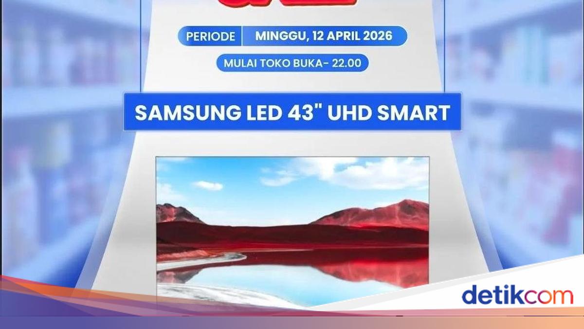 LED TV 43 Inch UHD Smart Diskon Rp 1,3 Juta di Transmart Full Day Sale