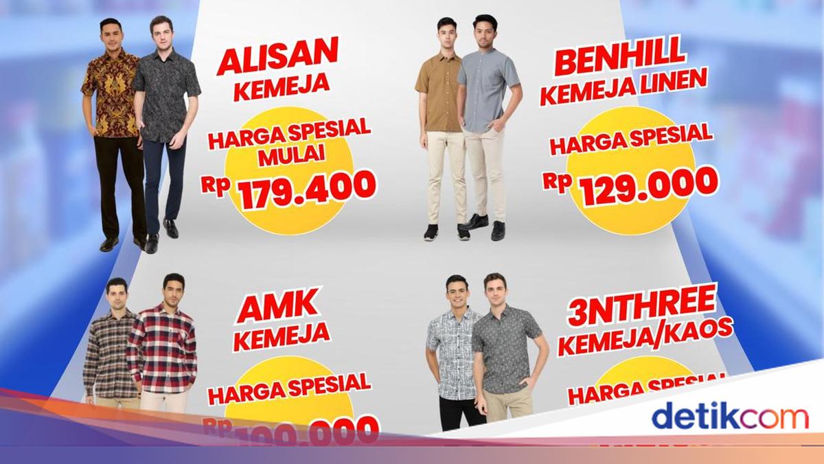 Beli Kemeja-Kaus di Transmart Full Day Sale Harga Miring