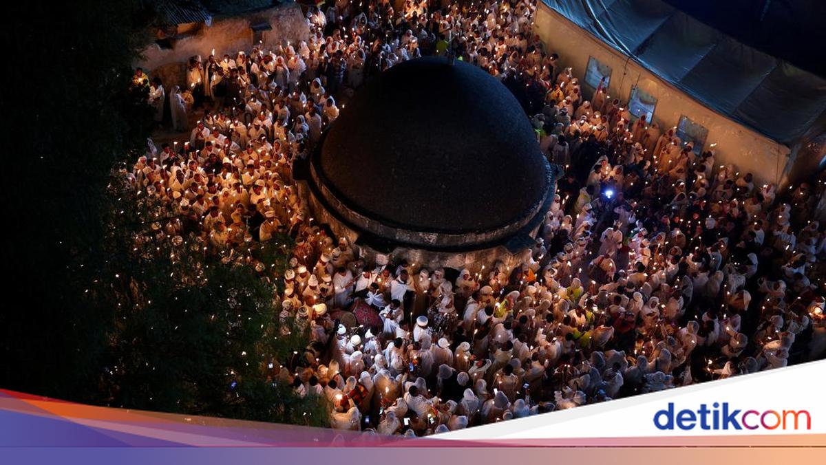 Tradisi Suci di Yerusalem, Umat Ethiopia Rayakan Api Suci