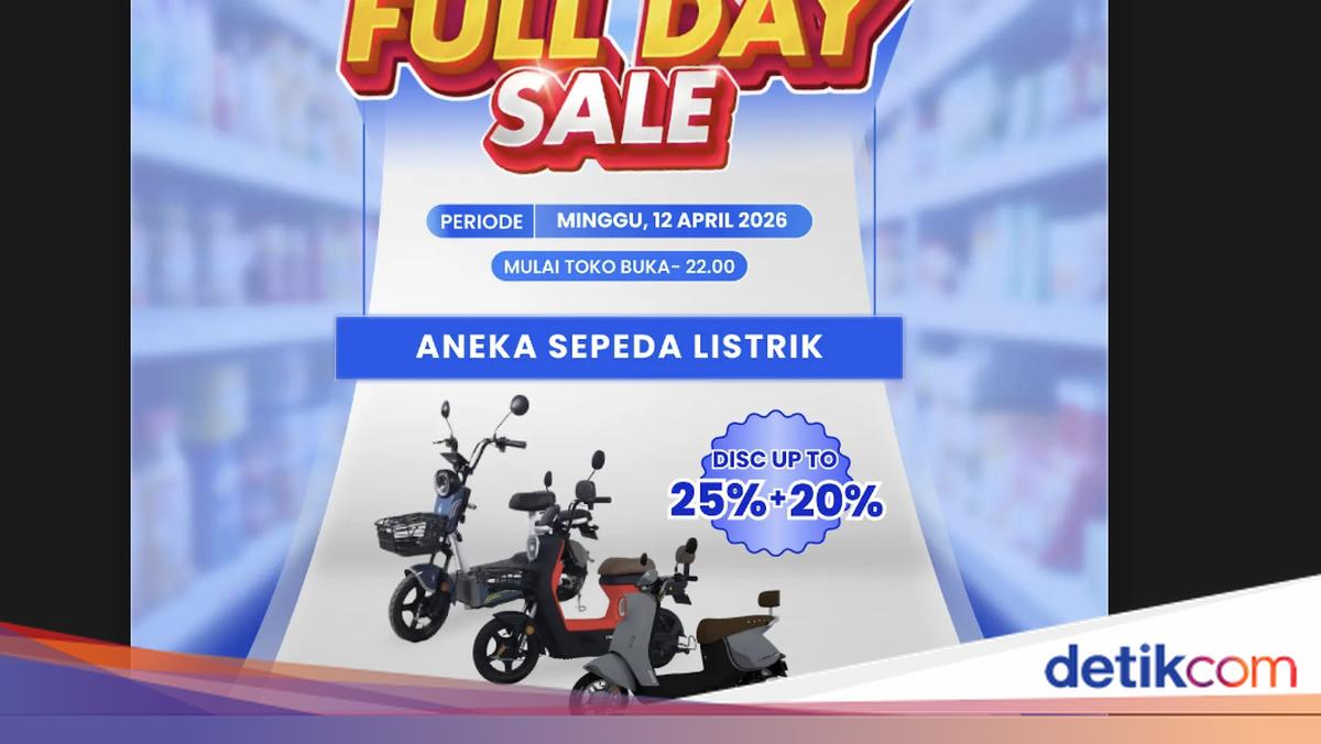 Ada Promo Menggoda Sepeda Listrik di Transmart Full Day Sale