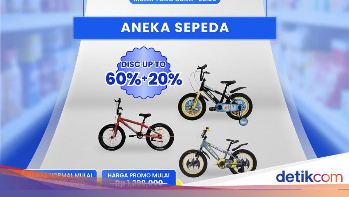 Serbu! Aneka Sepeda Diobral Murah di Transmart Full Day Sale