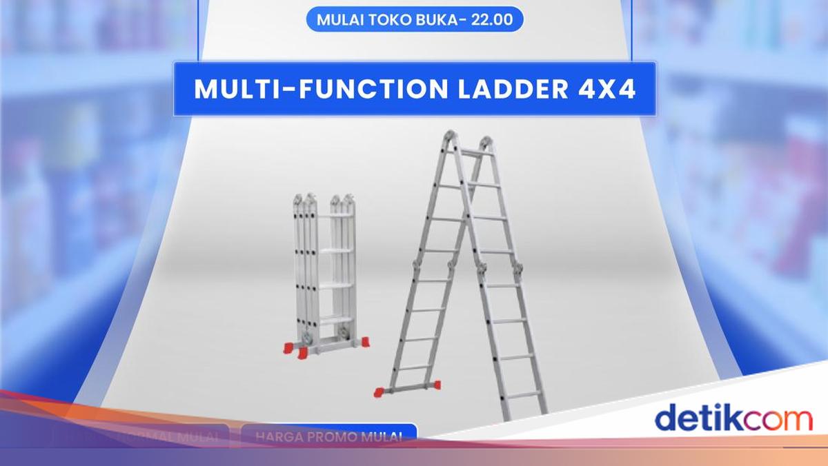 Cuma di Transmart Full Day Sale, Beli Tangga Multifungsi Jadi Semurah Ini