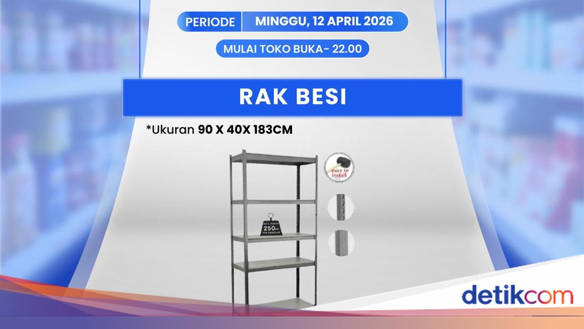 Transmart Full Day Sale! Beli Rak Besi Lebih Murah