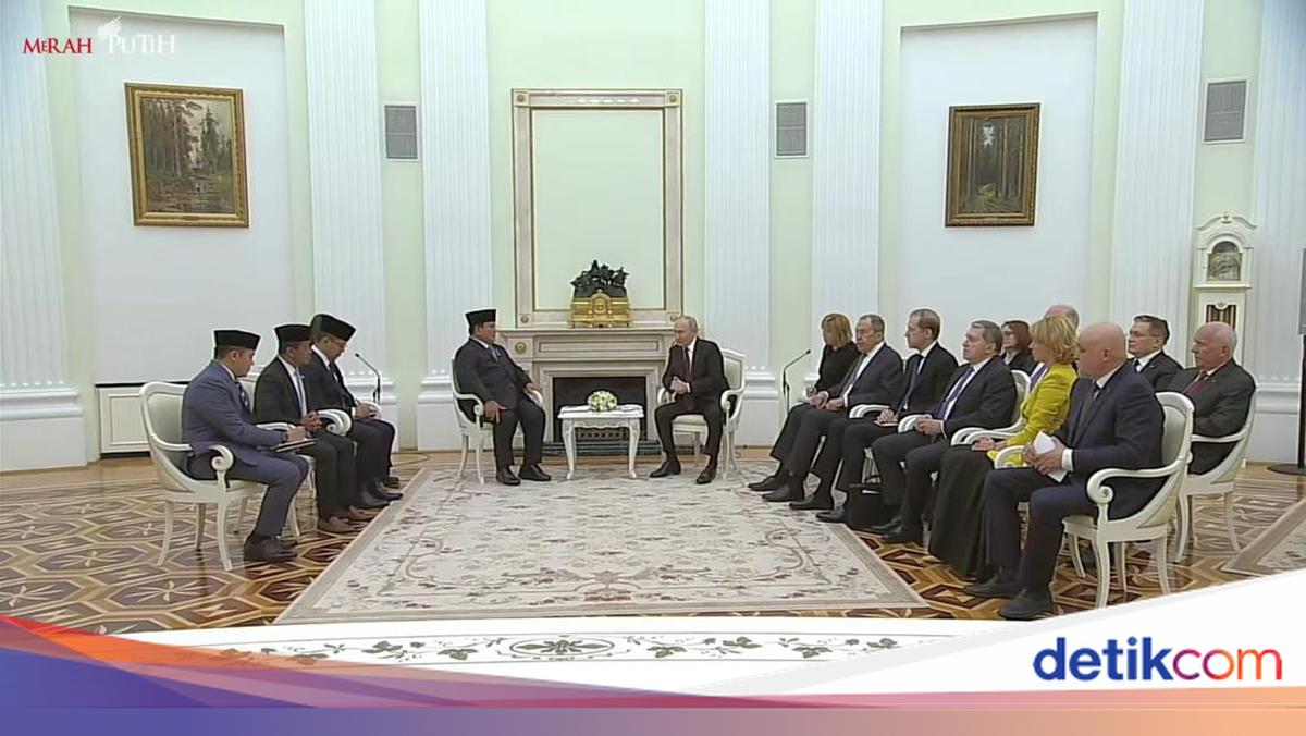 Di Depan Putin, Prabowi Ingin RI &amp; Rusia Pererat Kerja Sama Energi