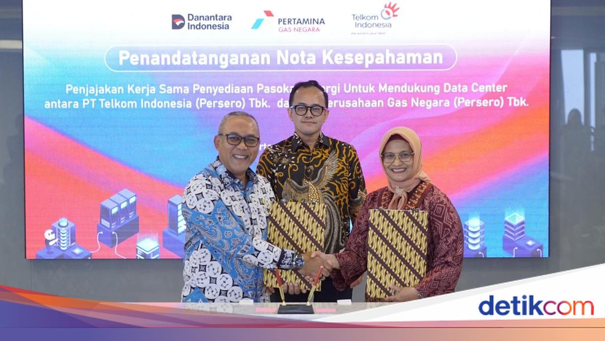 Telkom dan PGN Teken MoU Bangun Green Data Center Berbasis Biomethane