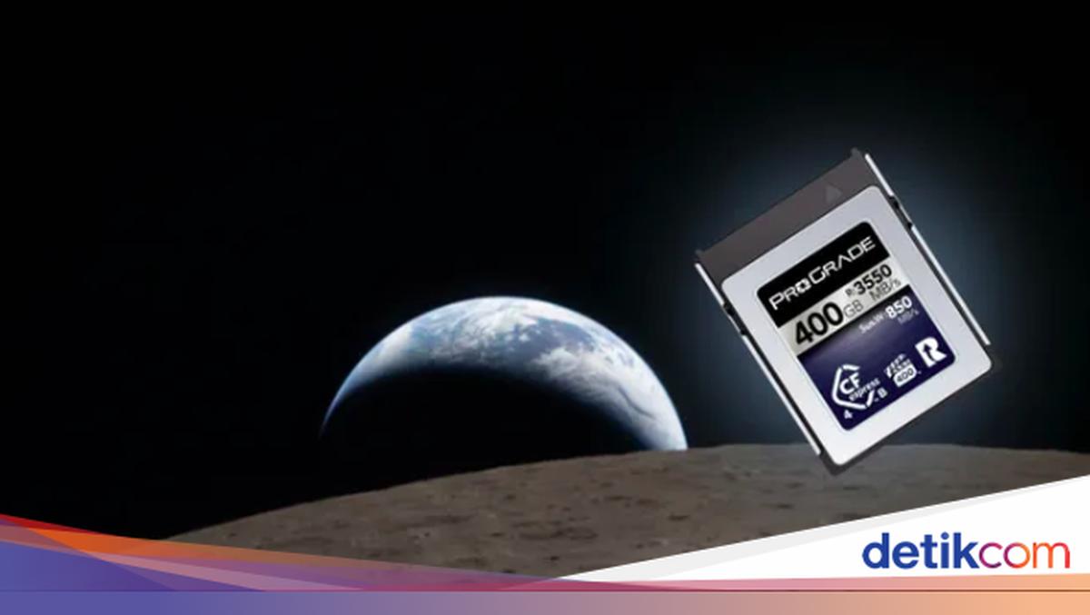 Kartu Memori Rp 7 Jutaan Dipakai NASA di Misi Artemis II ke Bulan