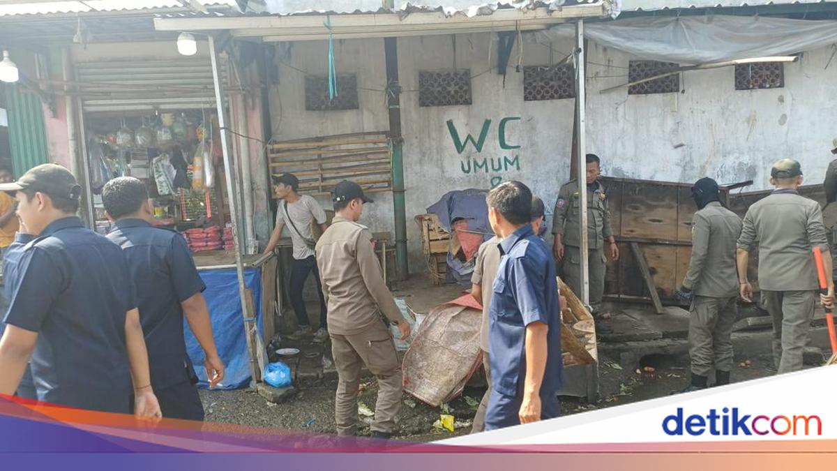 Penataan Pasar Parung Bogor, 191 Lapak PKL Ditertibkan