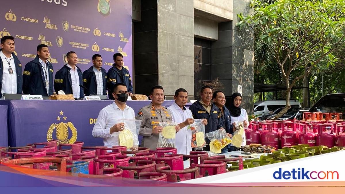 Polda Metro Bongkar Sindikat Pengoplos Gas Subsidi, 1.259 Tabung Disita