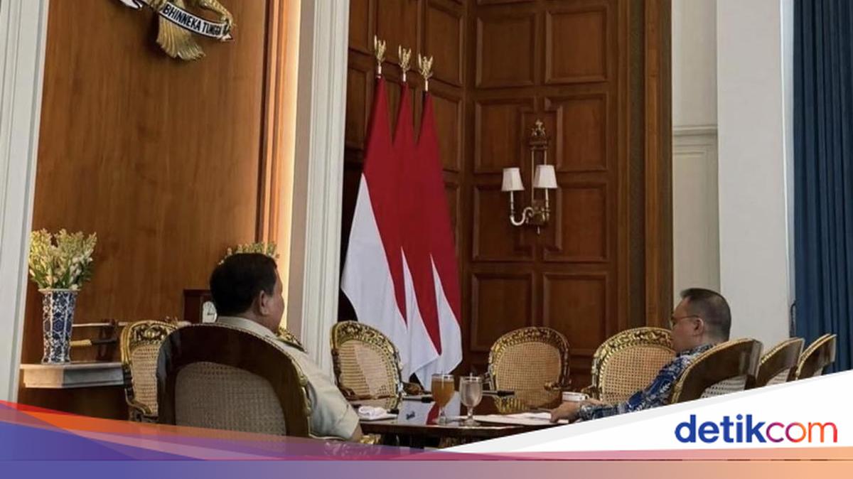 Prabowo Bertemu 4 Mata dengan Dasco di Istana, Bahas Apa?