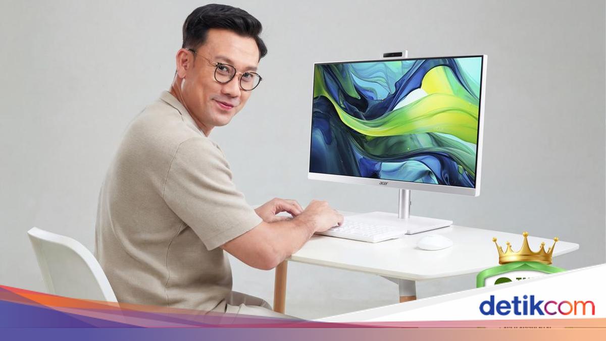 Acer Bawa PC AIO Aspire C24 ke Indonesia, Bikin Meja Kerja Makin Rapi