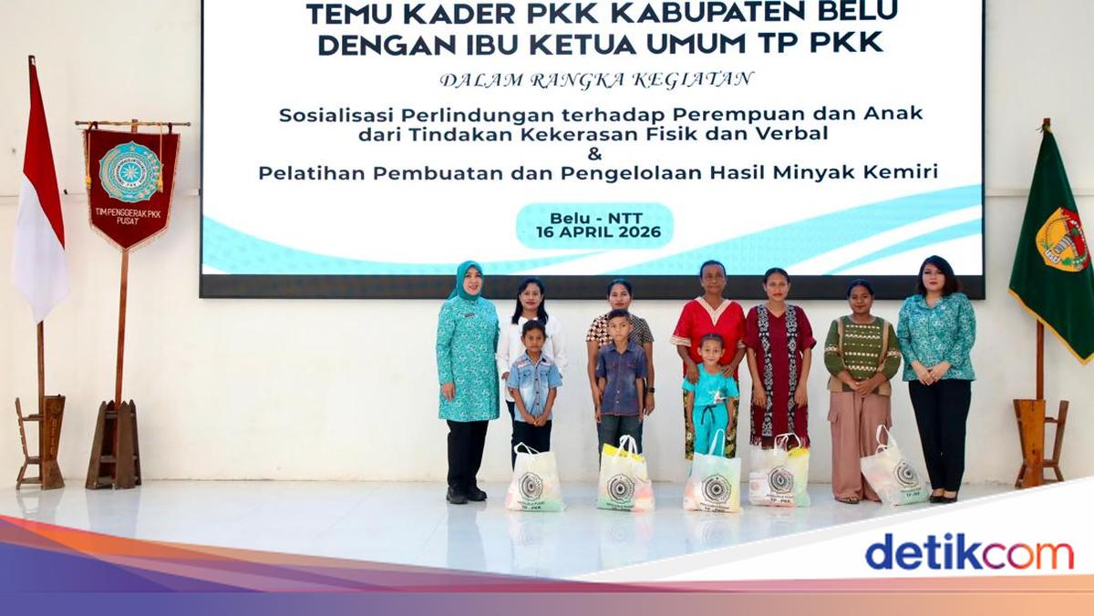 Kunjungi Belu NTT, Ketum TP PKK Dorong Perlindungan Perempuan dan Anak