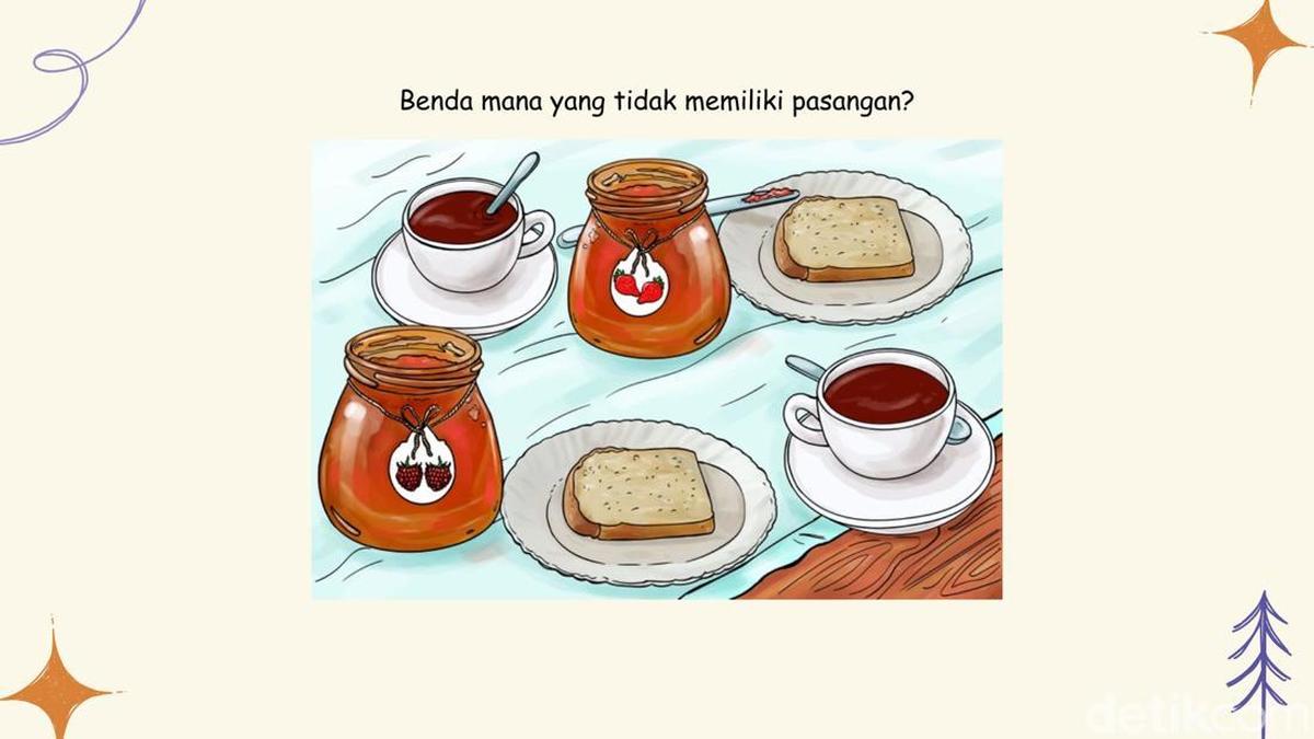 Picingkan Mata! Tak Banyak yang Bisa Temukan Pasangan Benda dalam Teka-teki Ini