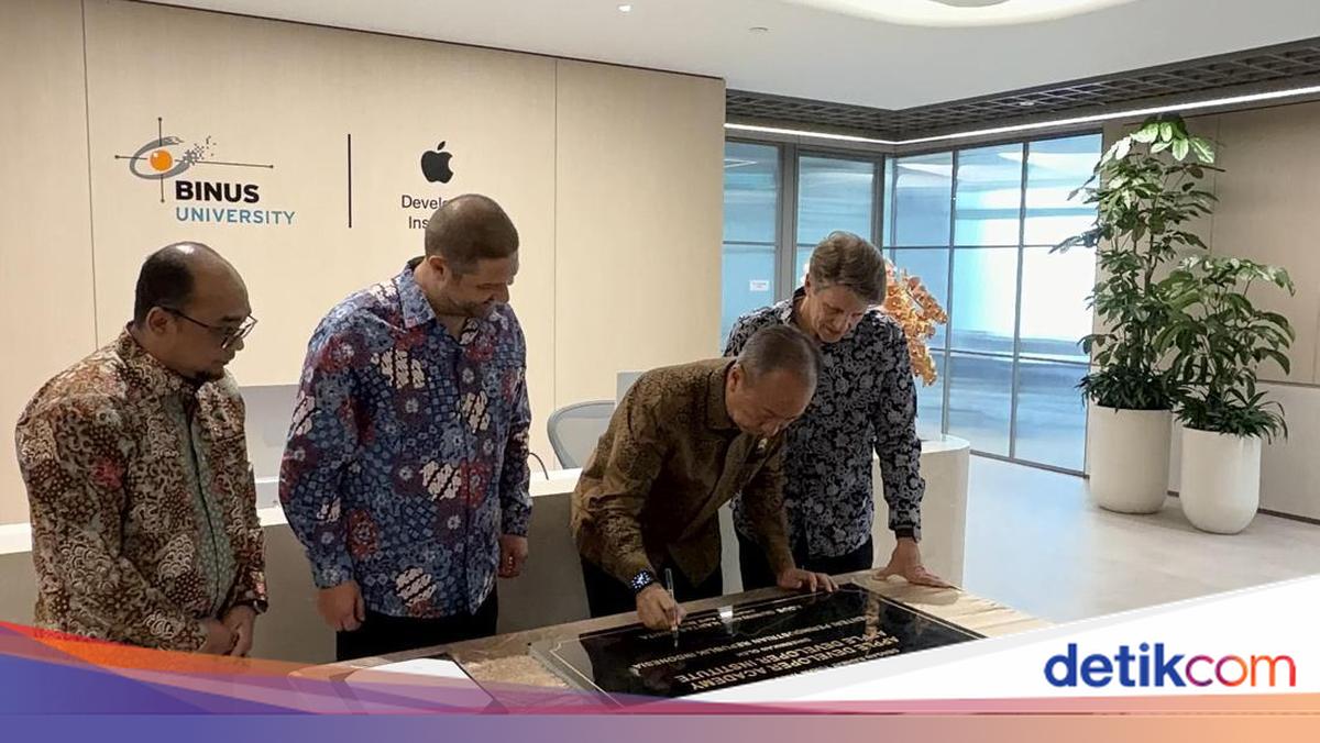 Menperin Resmikan Apple Developer Institute di RI, Fokus AI hingga Startup