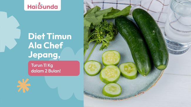 Diet Timun Ala Chef Jepang, Turun 11 Kg dalam 2 Bulan dengan Cara Mudah
